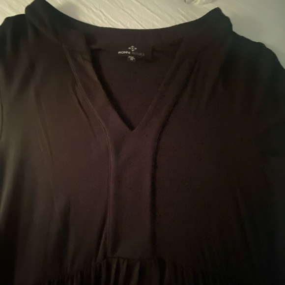 Ronni Nicole tiered black dress - Picture 2 of 4